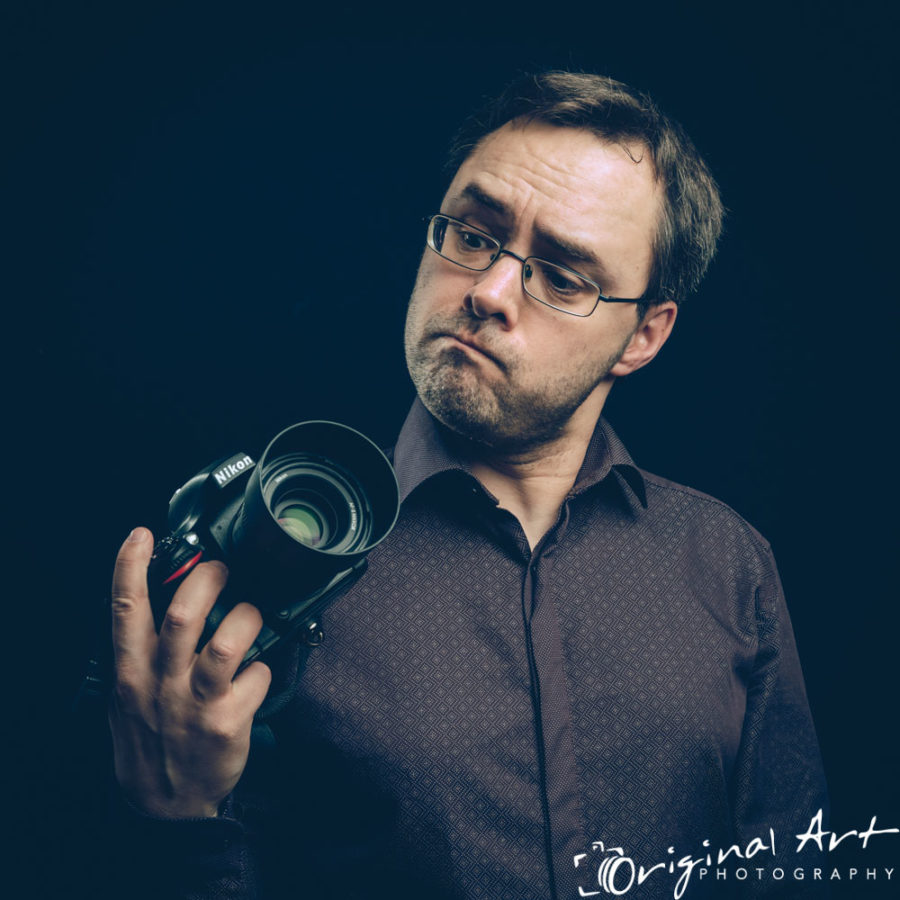Personal Branding - Joe Lenton with camera - comic profile pic
