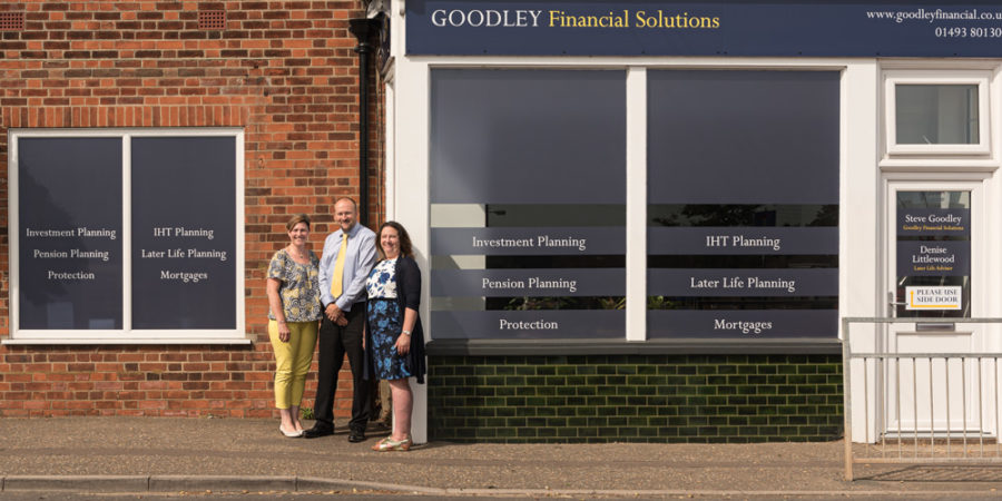 PR Photoshoot for Goodley Financial Solutions Limited - Exterior of Premises