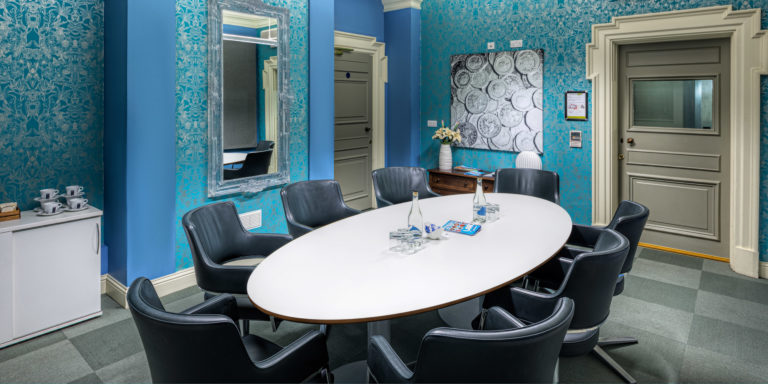 Meeting Room - blue room at OPEN