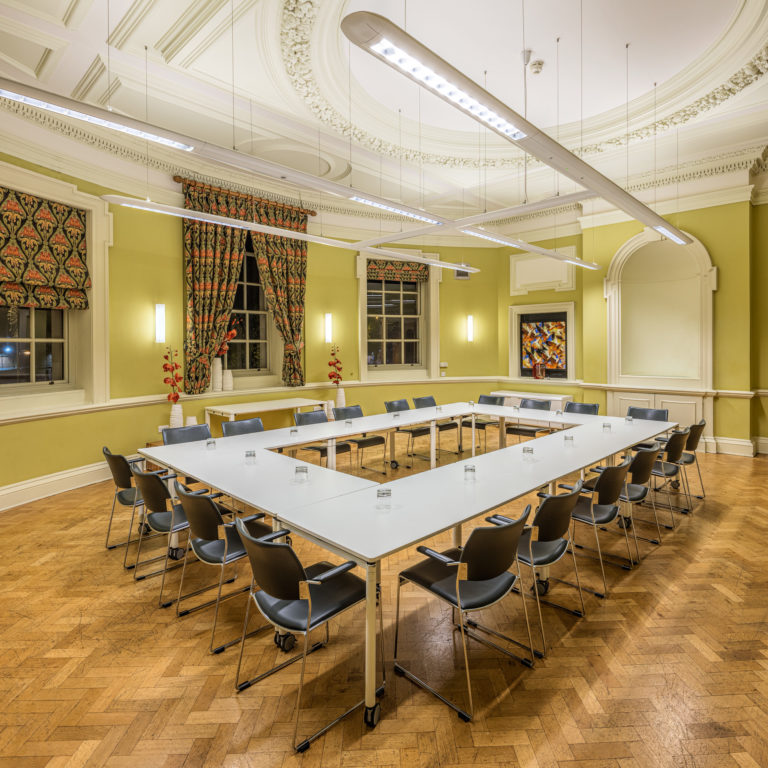 Commercial Architectural Photography of large meeting room at OPEN Norwich