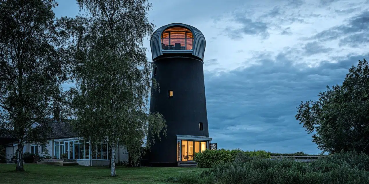 Luxury Property Photography - The Windmill Suffolk at twilight