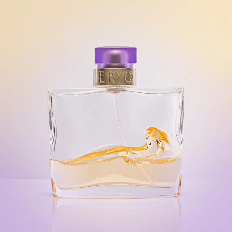 Aftershave splash inside bottle