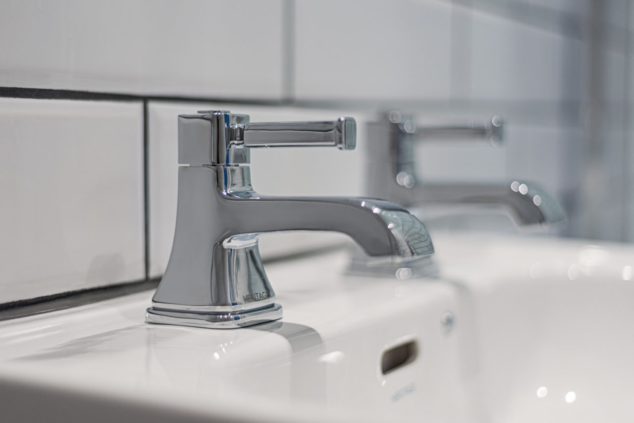 Close up of taps on sink - Bathroom Photography by Joe Lenton