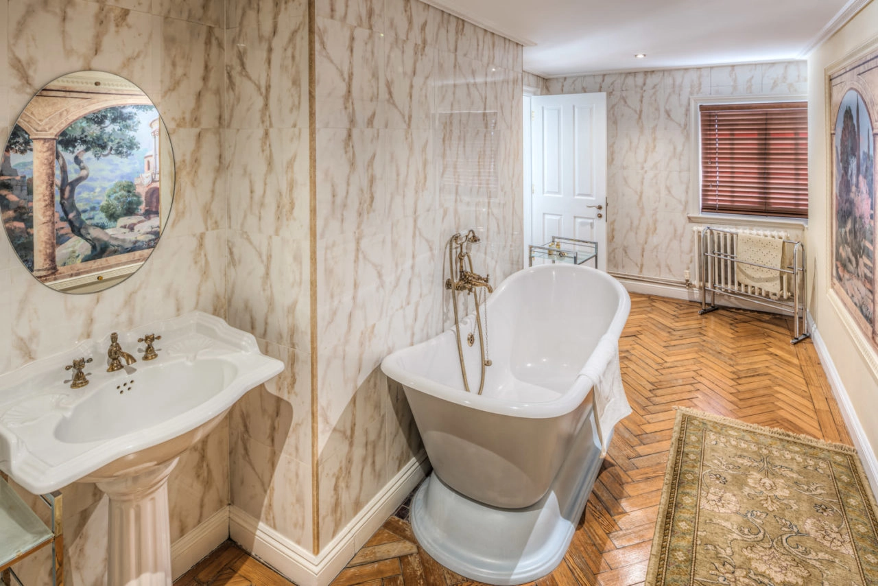 Luxury bathroom at St Giles House Hotel in Norwich