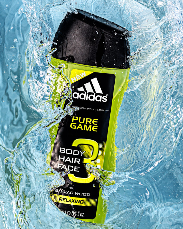 Adidas Shower Gel Splash advertising image