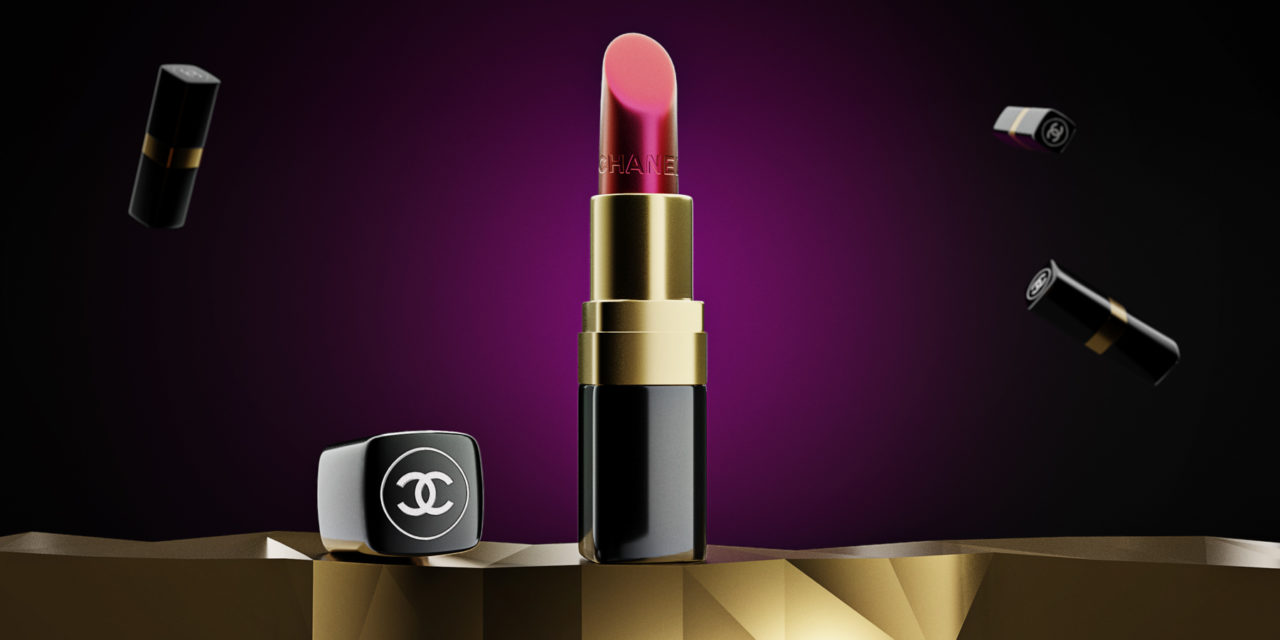 CGI Product Modelling of Chanel Lipstick