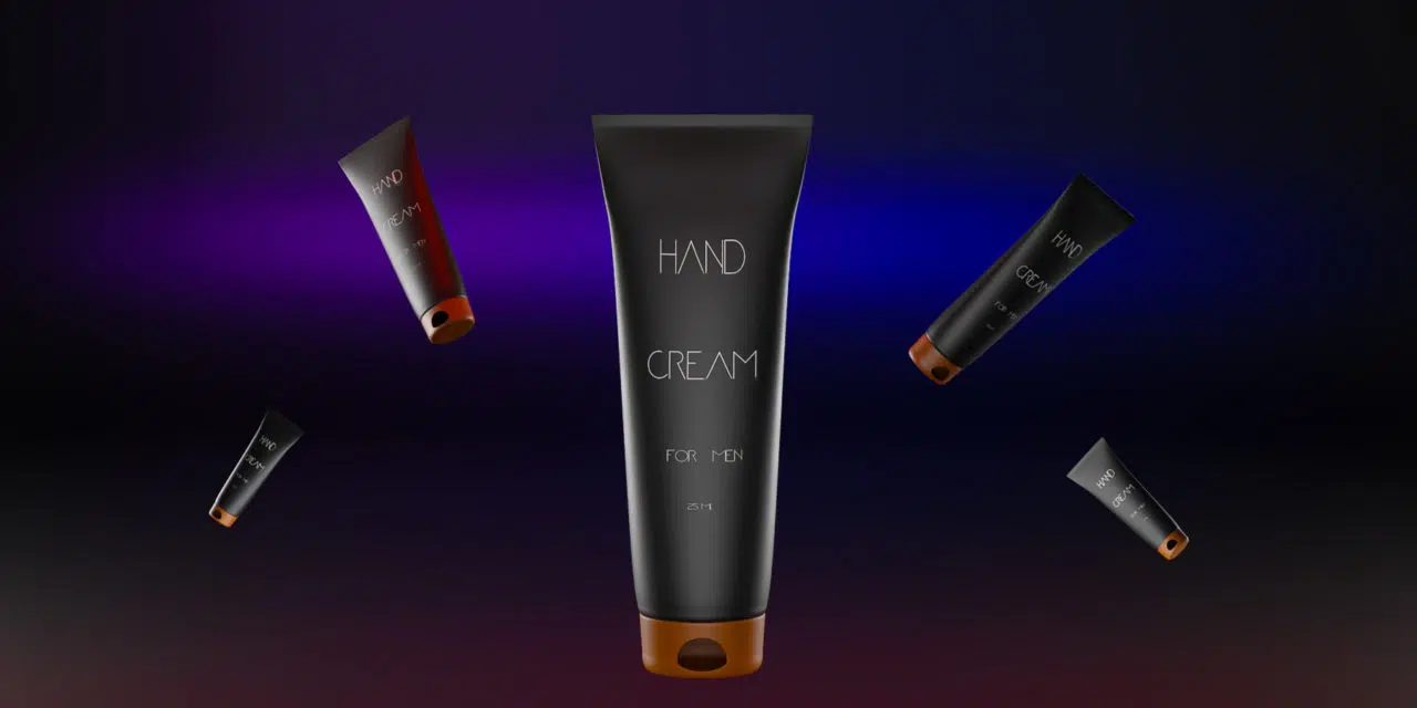 CGI Product Modelling of Hand Cream Tubes