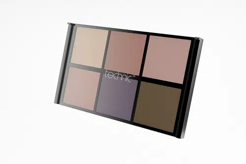 Technic makeup palette CGI product model on white background