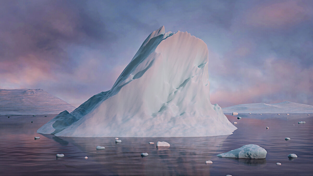 Arctic Landscape CGI