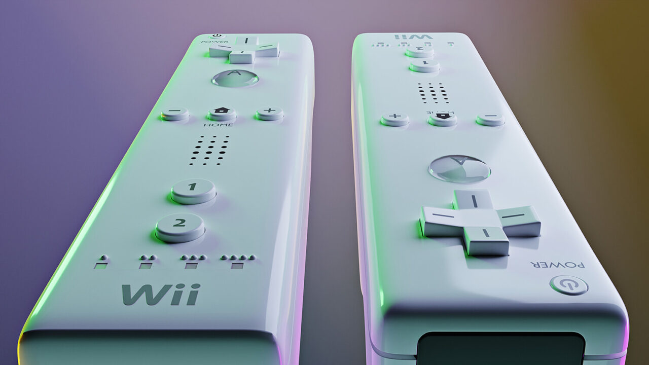 Wii Controller - CGI Photography Sample Image