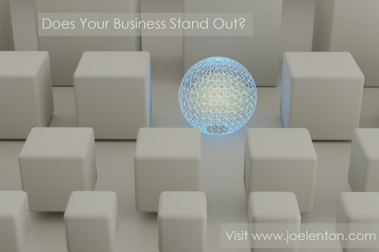 Blend in or stand out - Advert - Bright sphere with grey cubes