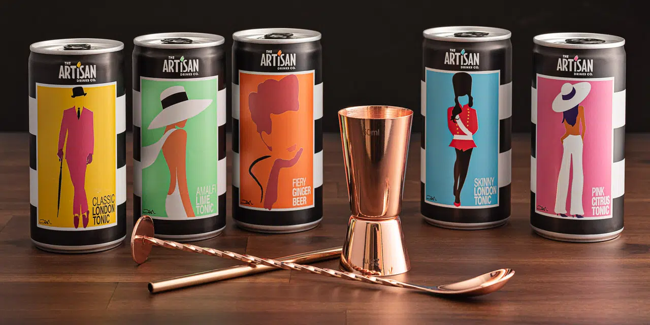 Artisan Mixers set of cans with props