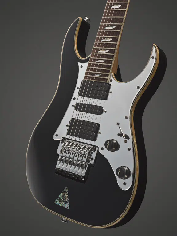 Ibanez Universe electric guitar on grey background